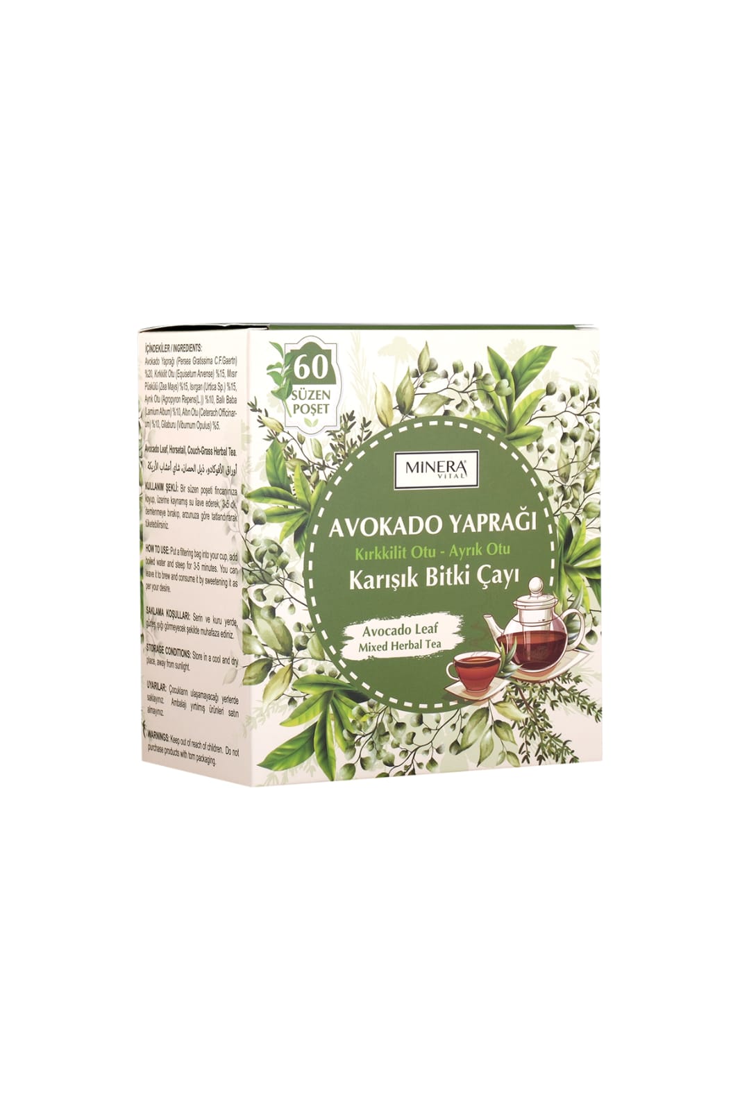 Minera Avokado Çayı 60'LI resmi