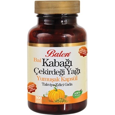 Balen Bal Kabağı Çekirdeği Kapsül 100'lü resmi
