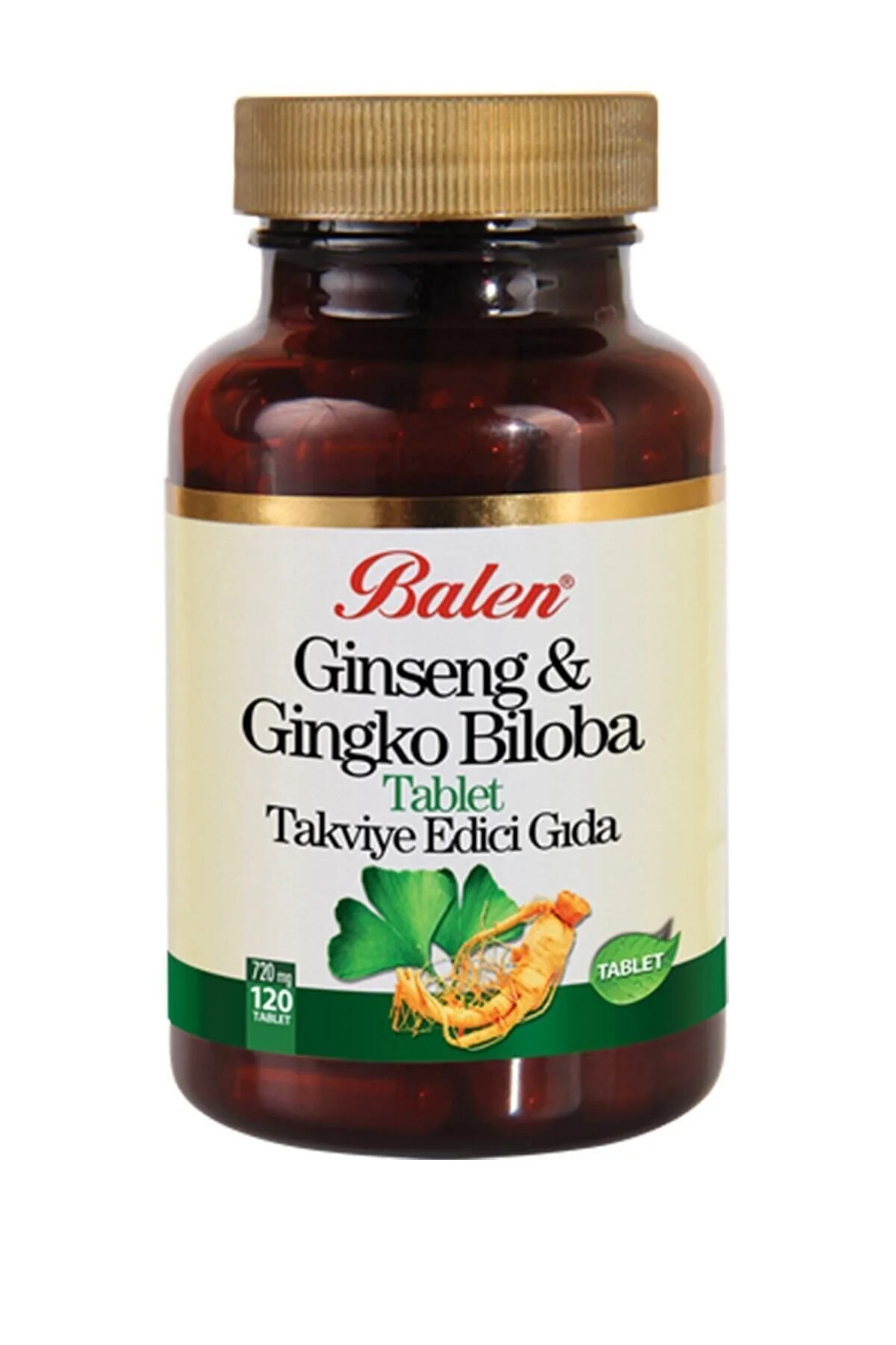 Balen Ginseng & Ginko Bloba Tablet 120'li resmi