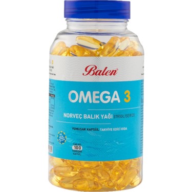 Balen Norveç Balığı Omega3 100'lü resmi