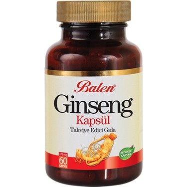 Balen Ginseng Kapsül 60'lı resmi