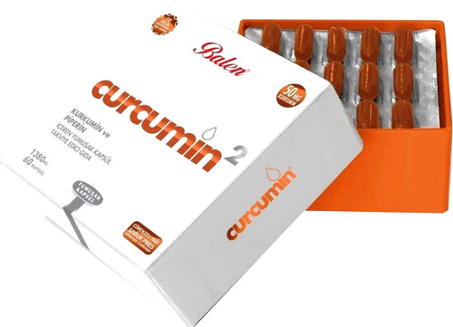 Balen Curcumin 2 Kurkumin & Piperin Yumuşak Kapsül 130 MG 60'lı resmi