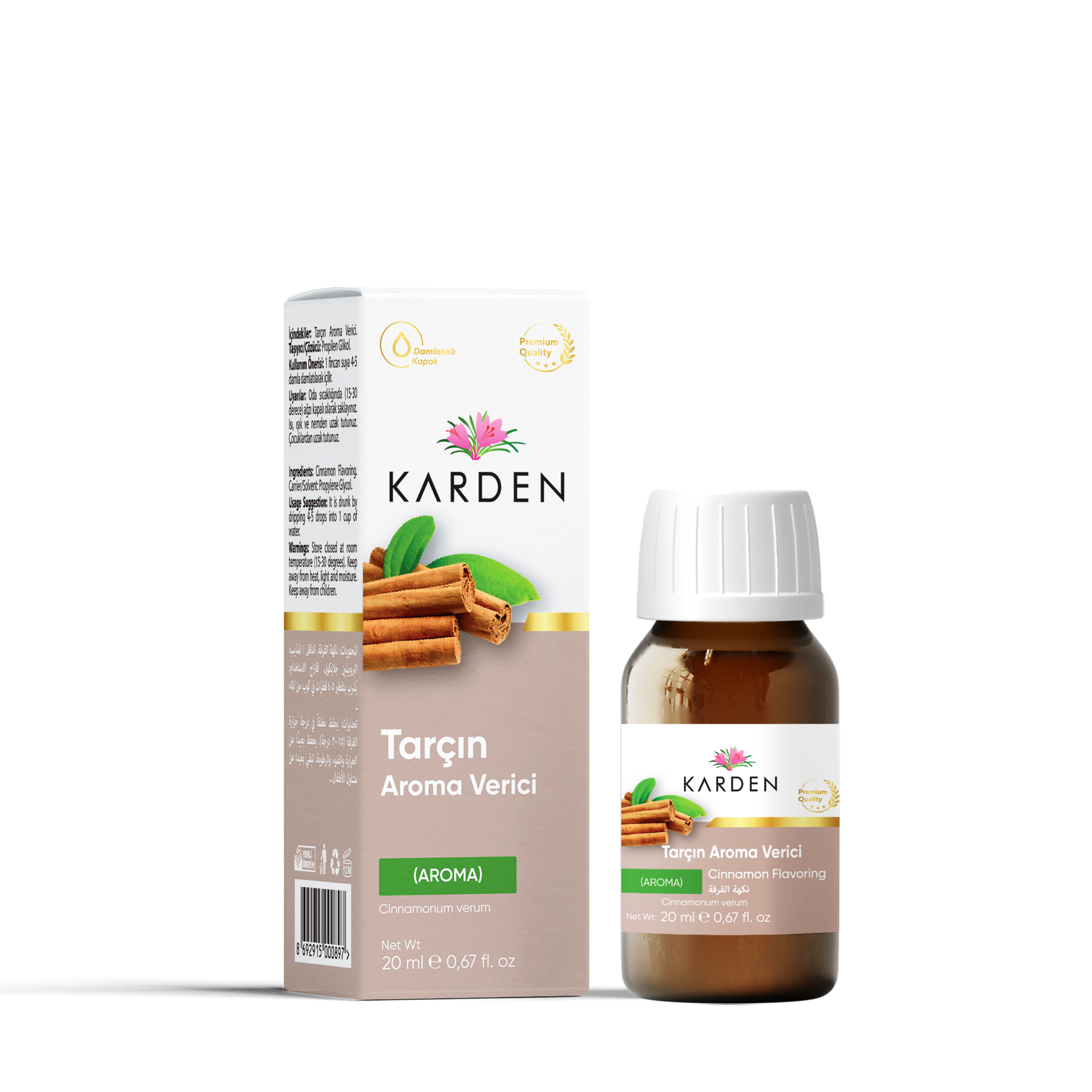 Tarçın Aroma Verici 20 CC- Karden resmi