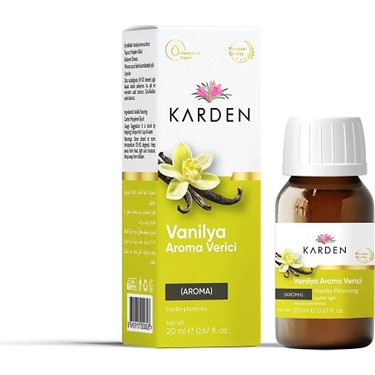 Vanilya Aroma Verici 20 CC-Karden resmi