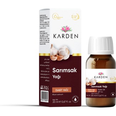 Sarımsak Yağı 20 CC-Karden resmi