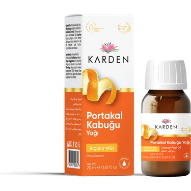 Portakal Kabuğu Yağı 20 CC-Karden resmi