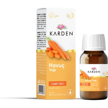 Havuç Yağı 20 CC-Karden resmi