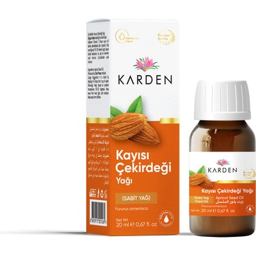 Kayısı Çekirdeği Yağı 20 CC- Karden resmi