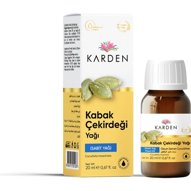 Kabak Çekirdeği Yağı 20 CC- Karden resmi